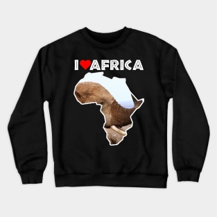 I Love Africa Elephant Scents Crewneck Sweatshirt